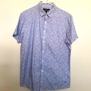 Marc Anthony Slim Fit L Short Sleeve Button Down